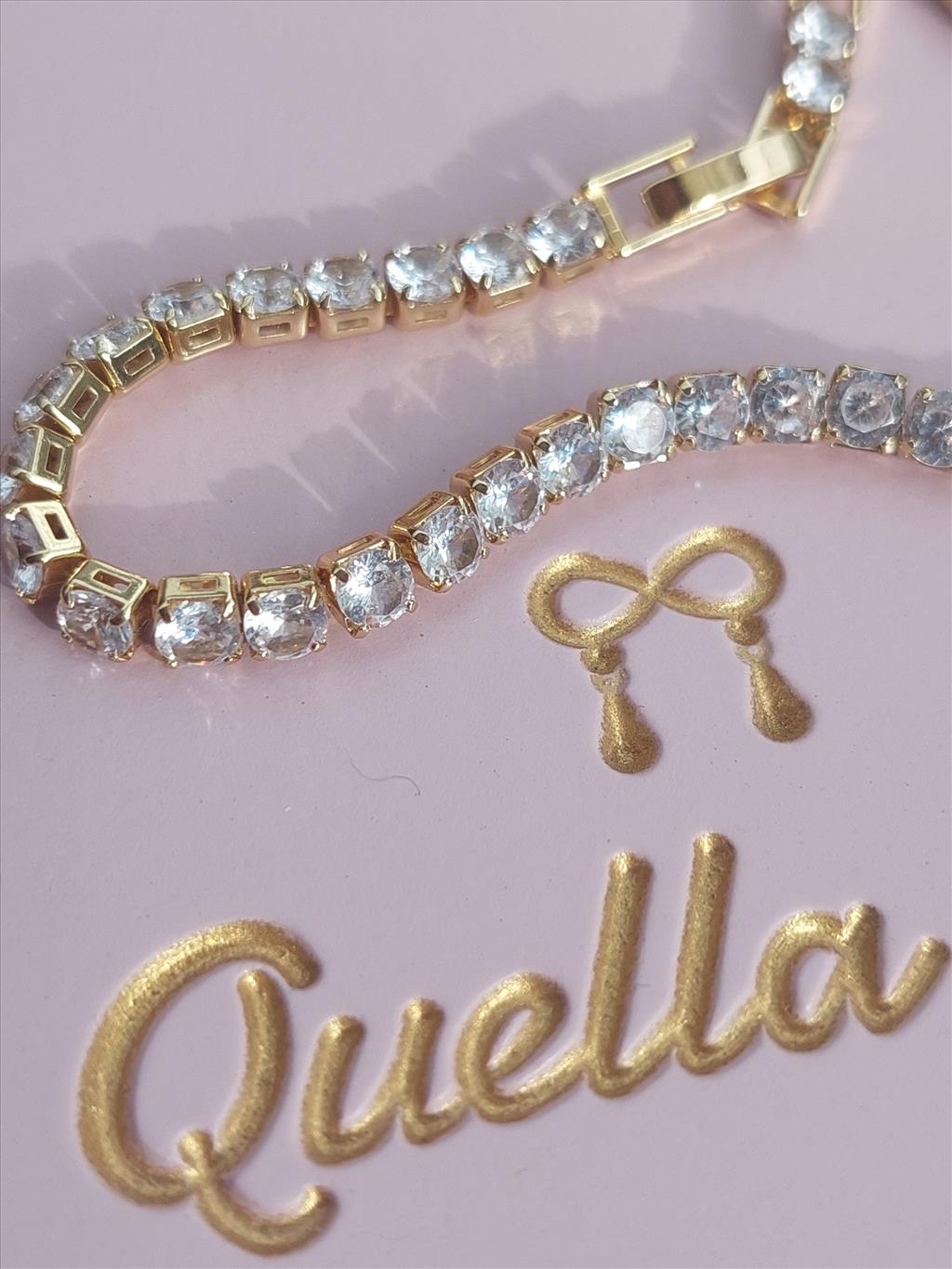 ÇELİK Su Yolu Gold Bileklik (Kalınlık: 3 mm/Uzunluk: 16-18 cm)+i