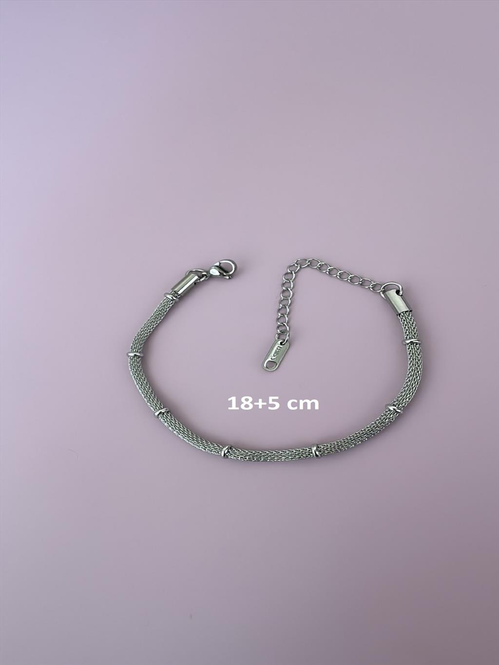ÇELİK Hasır Topçuk Silver Bileklik+i