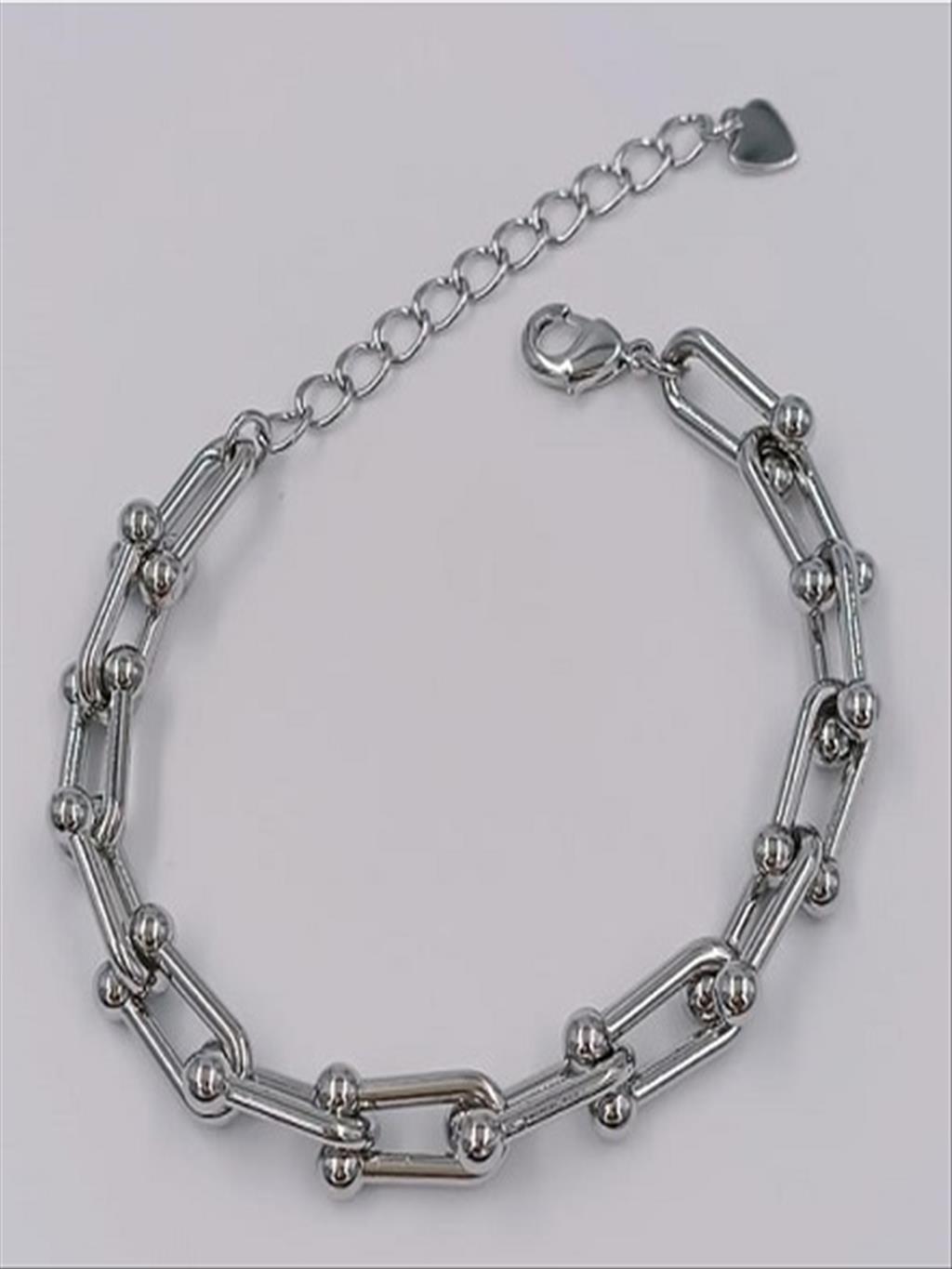 ÇELİK Tif Marka Geçmeli Silver Bileklik(17-22 cm)+i
