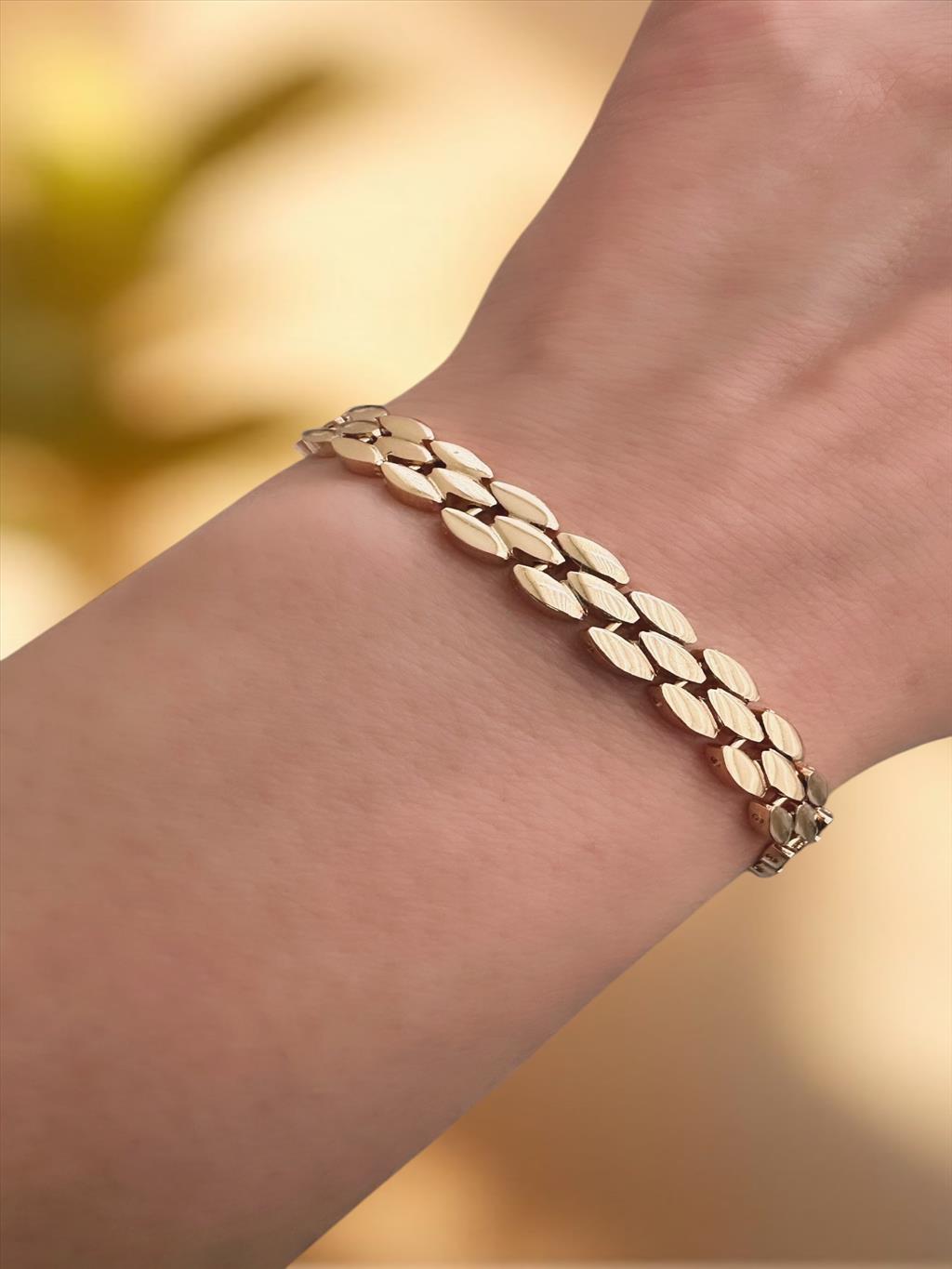 XUPİNG BADEM SIRALI SOFT ROSE-GOLD BİLEKLİK