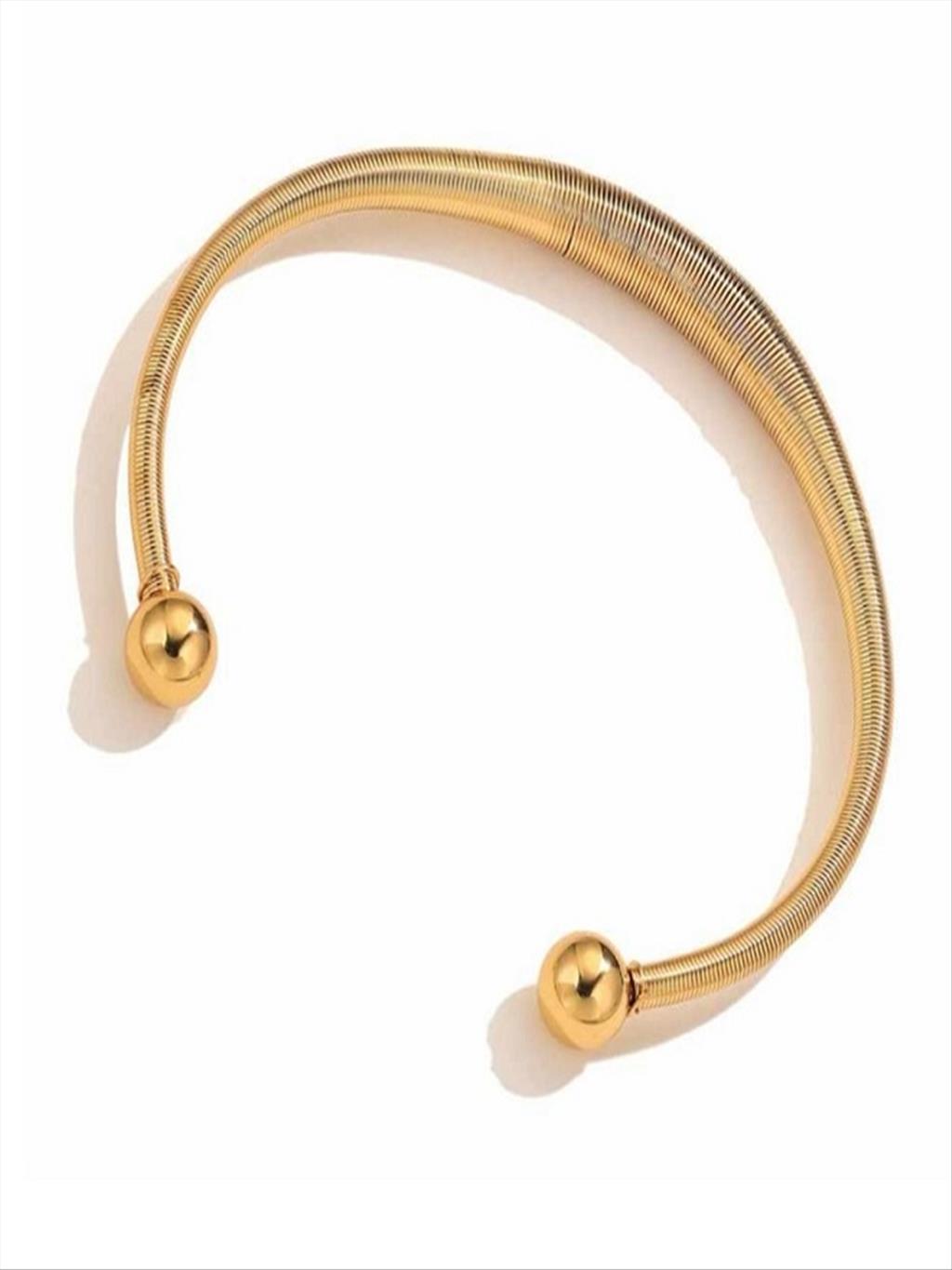ÇELİK Kuyumcu Model Tel Gold Bileklik(Ayarlanabilir)