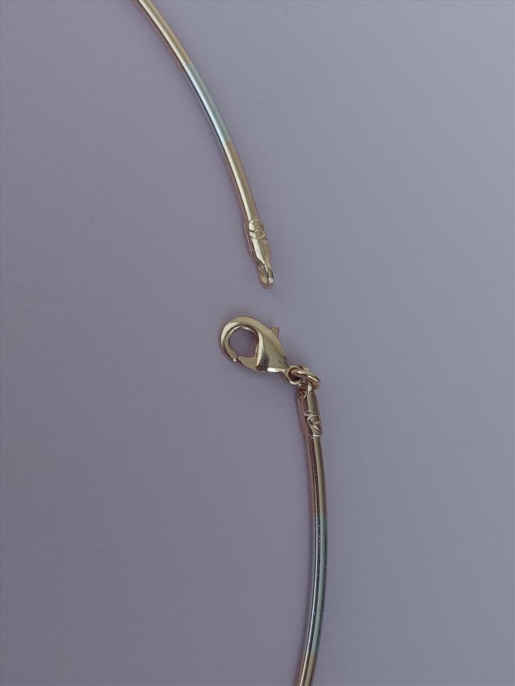 XUPİNG Thin Choker Gold-Silver Kolye+i