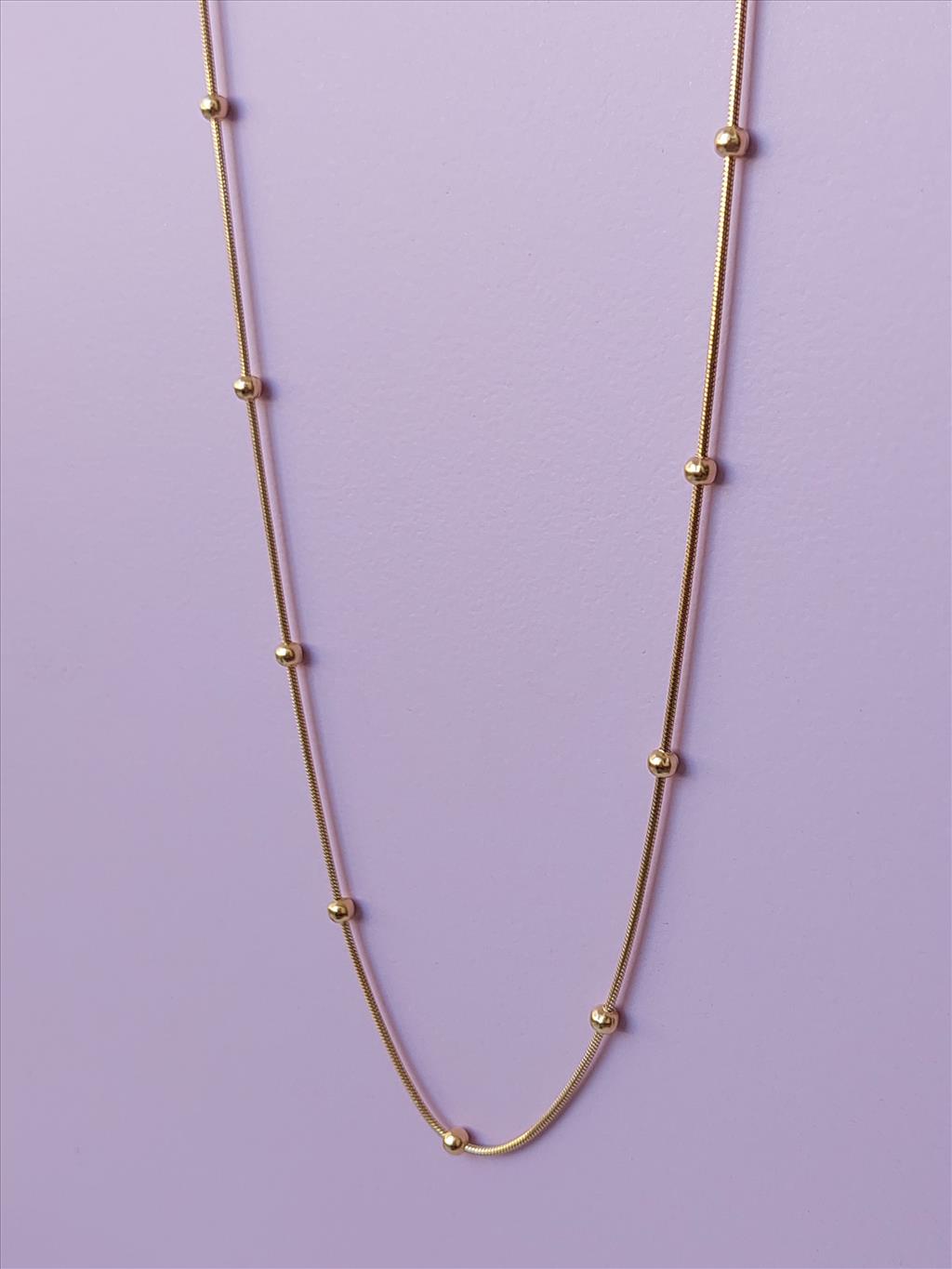 ÇELİK 60-65 cm Topçuk Gold Kolye