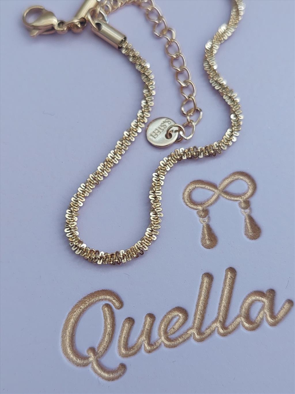 ÇELİK Işıl Gold Bileklik (3 mm)+i