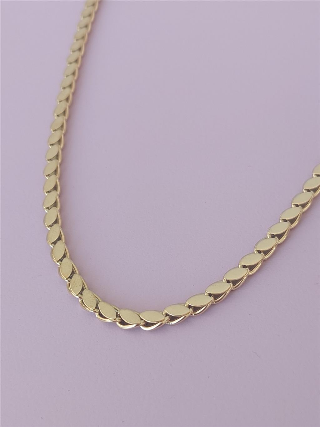ÇELİK Arpa Gold Kolye (Kalınlık: 2 mm Uzunluk: 60-65 cm)+i