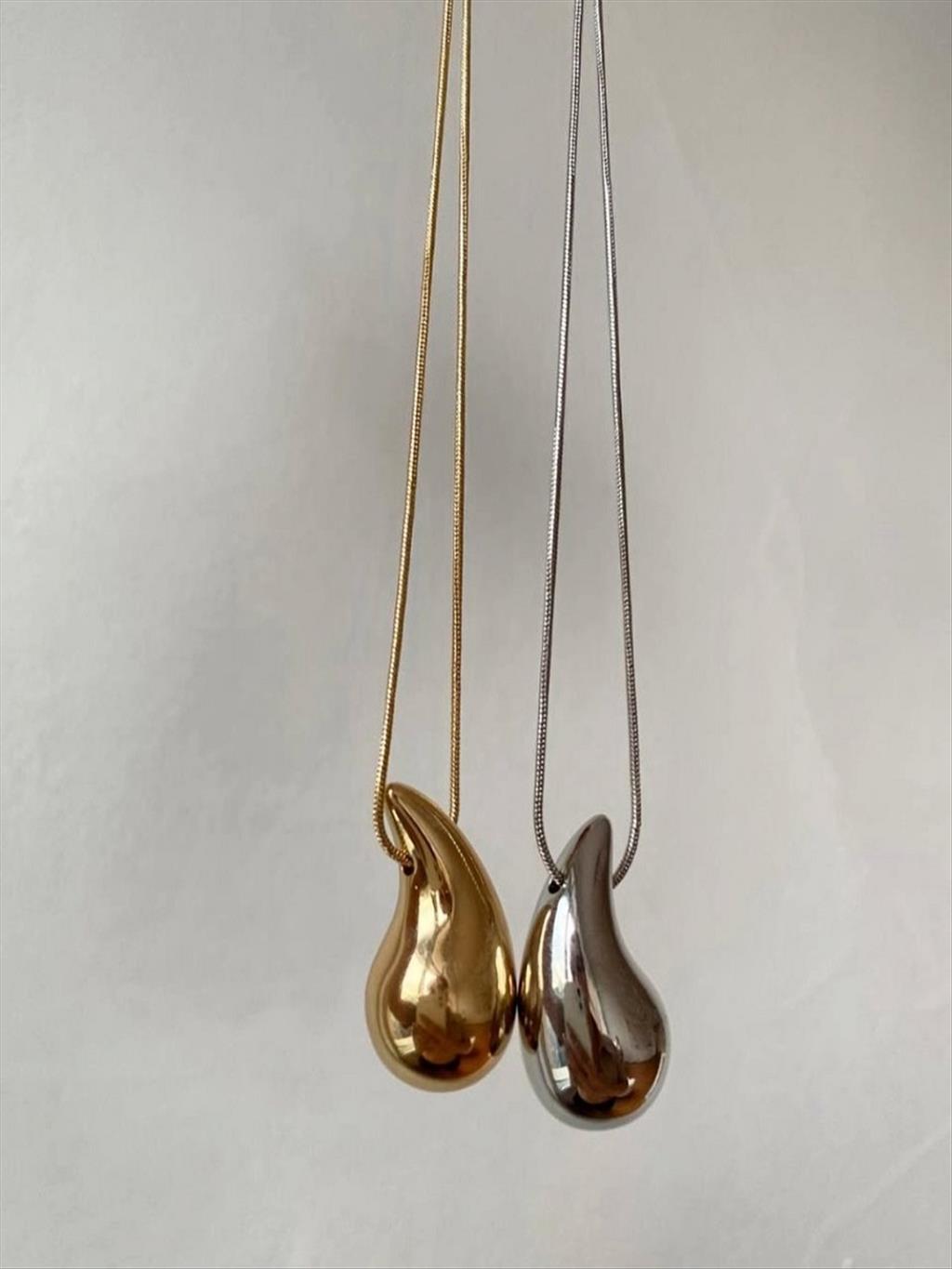 ÇELİK Bottega Damla Gold Kolye 40-45 cm+i