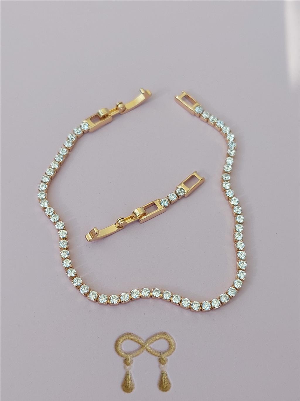 XUPİNG Thinway Soft Gold Bileklik (Kalınlık: 3mm / 16-18 cm)+i