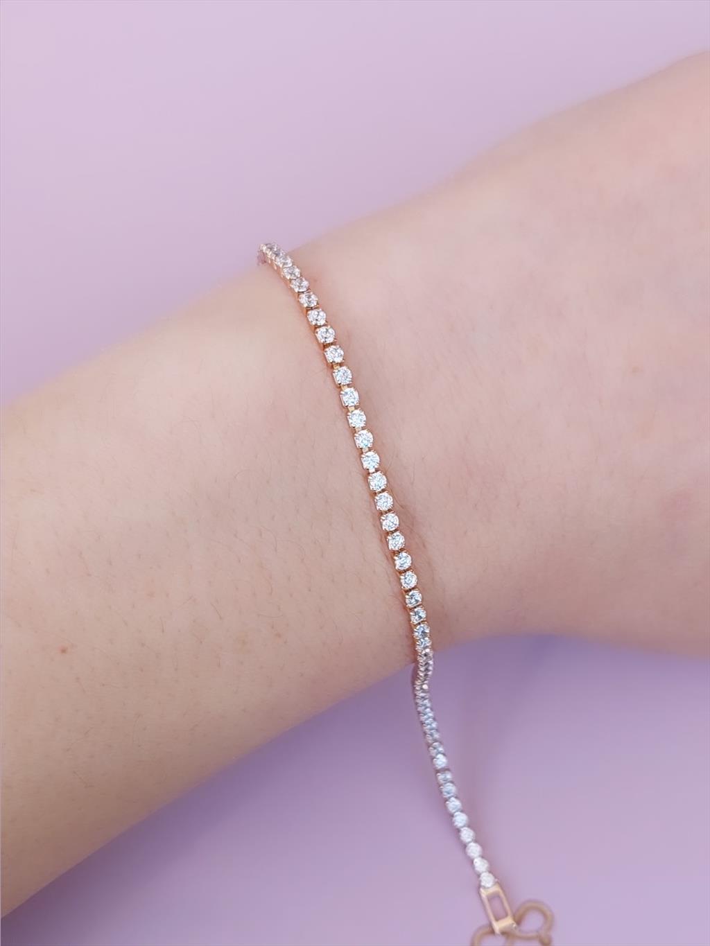 XUPİNG Thinway Soft Gold Bileklik (Kalınlık: 3mm / 16-18 cm)+i