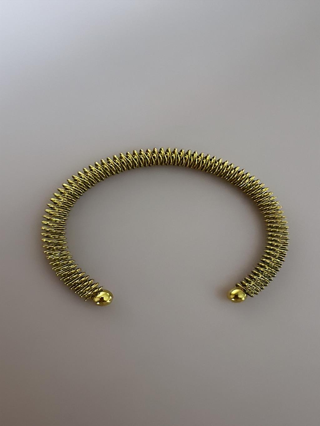ÇELİK Tel Detay Gold Bileklik