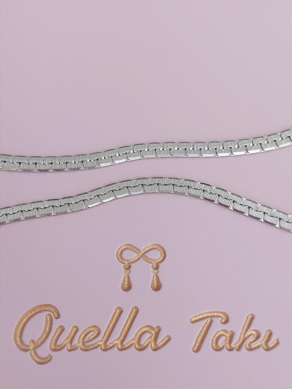 ÇELİK Uzun Yılan Derili Silver Kolye(60-65 cm)