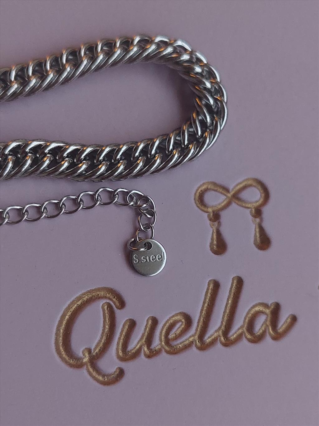 ÇELİK Örgü Silver Bileklik (16-20 cm)+i
