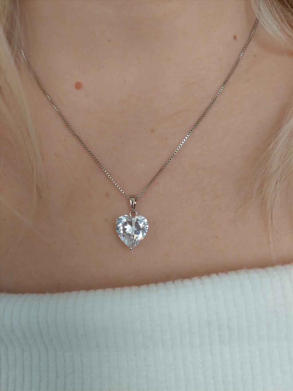 XUPİNG Love Silver Kolye +i