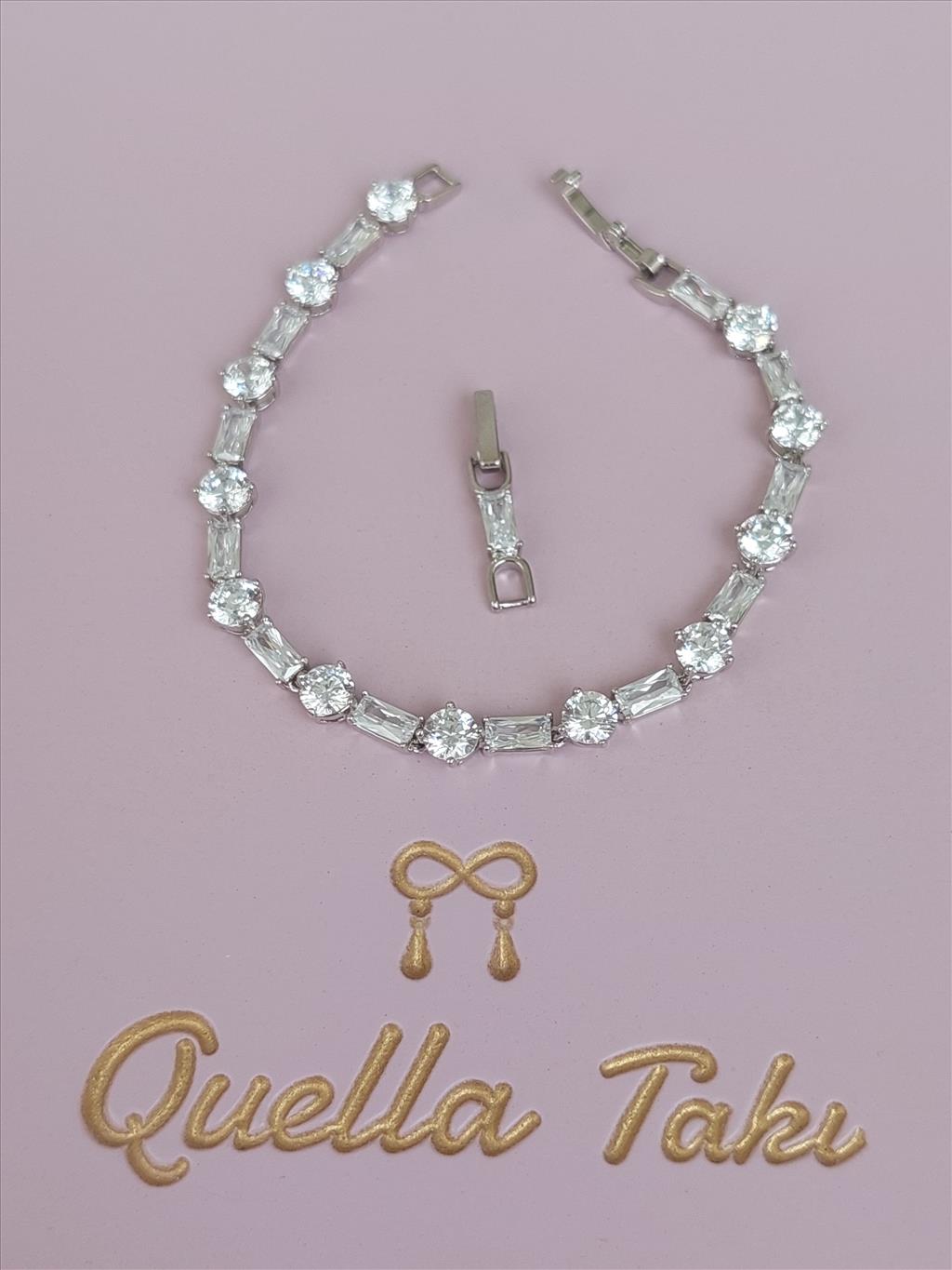 XUPİNG Shapes Silver Bileklik (Kalınlık: 5 mm / Uzunluk: 16-18 cm+i