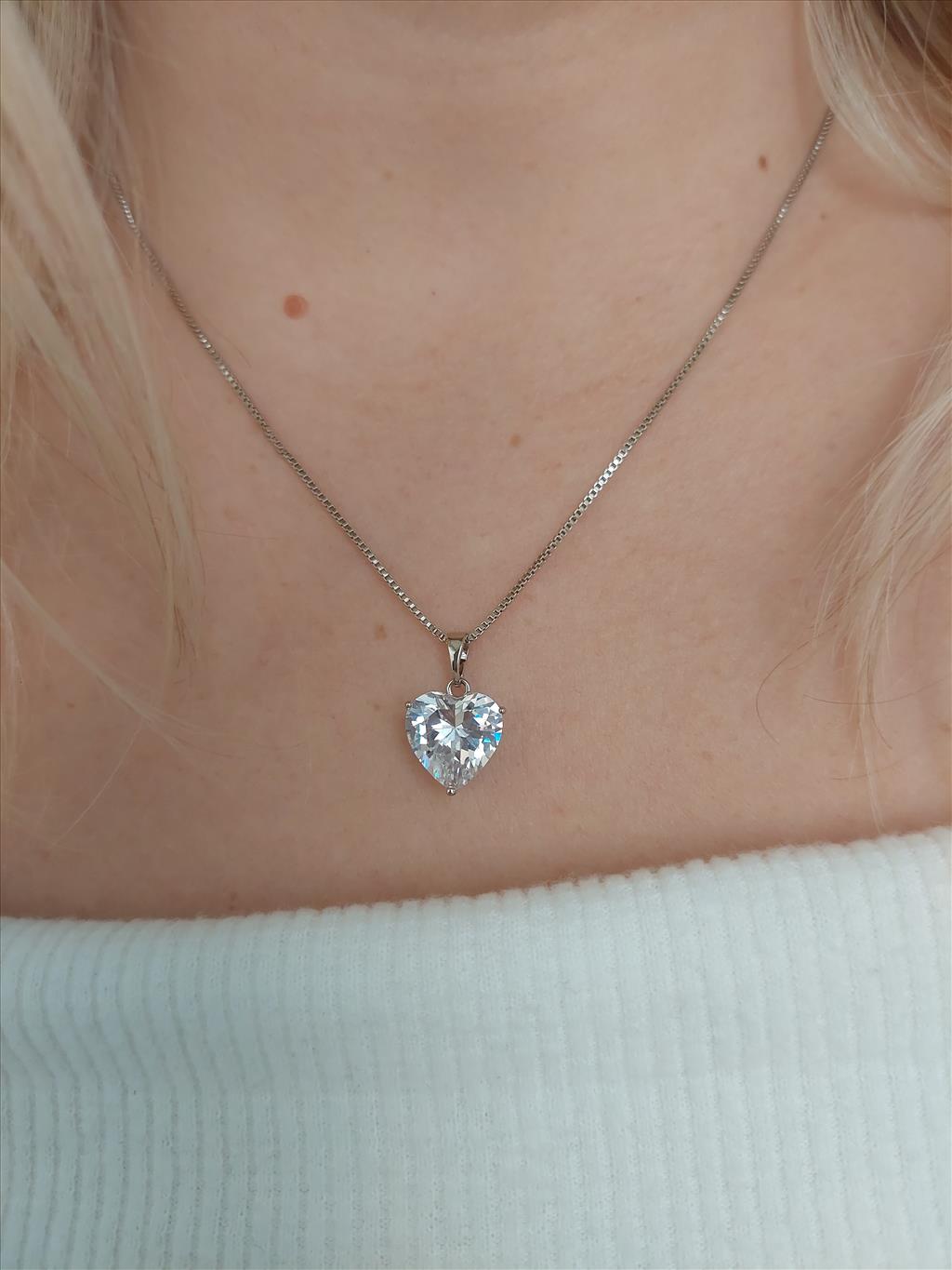 XUPİNG Love Silver Kolye +i