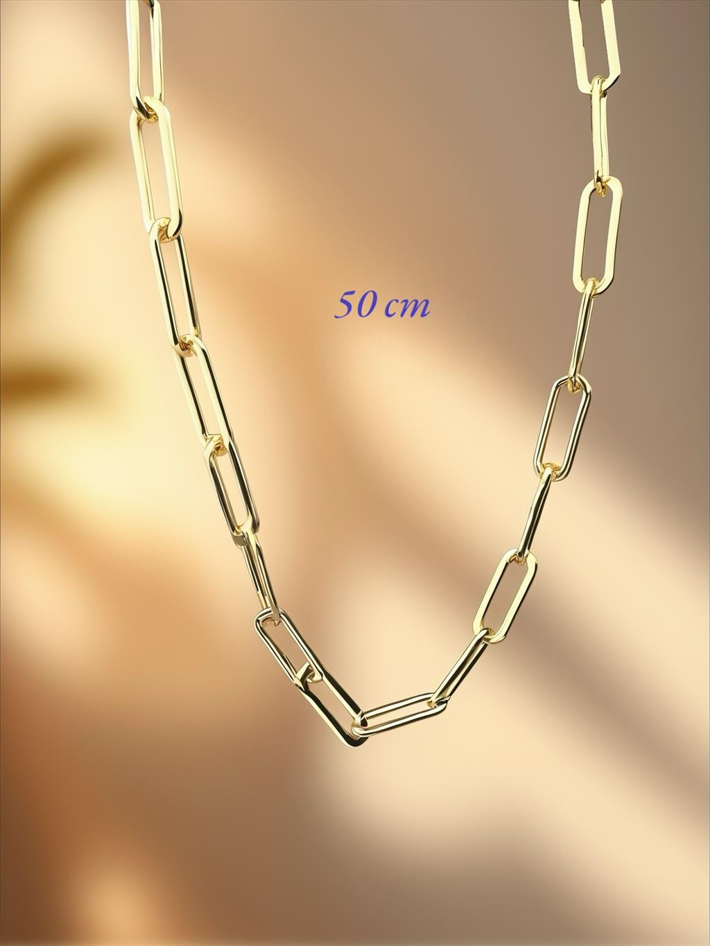 XUPİNG FİGARO Model Zincir Gold Kolye (50 cm)+i