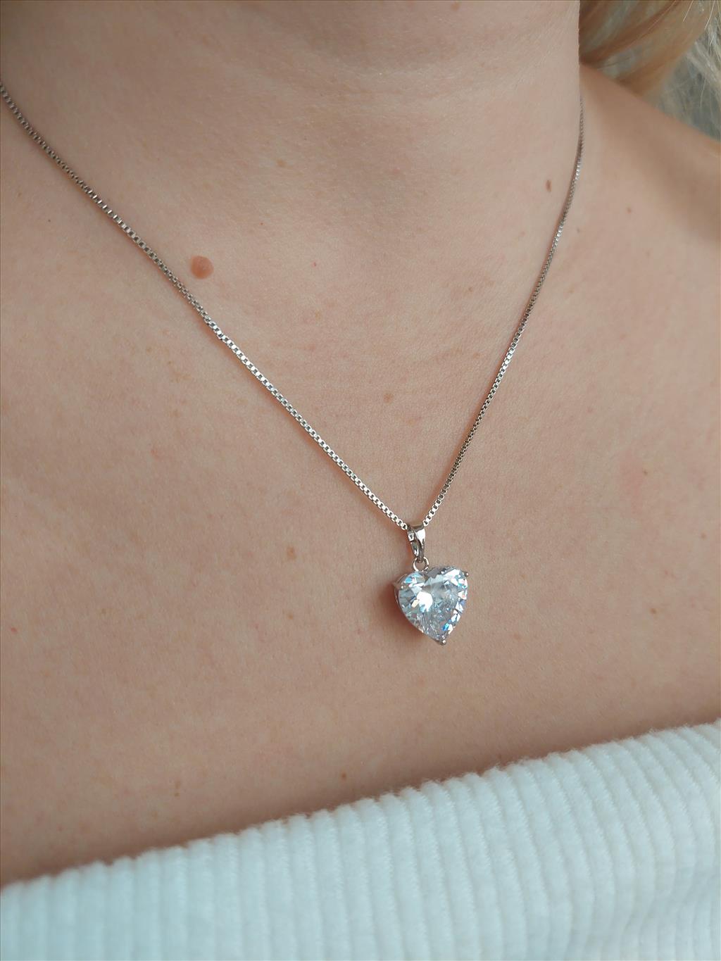 XUPİNG Love Silver Kolye 
