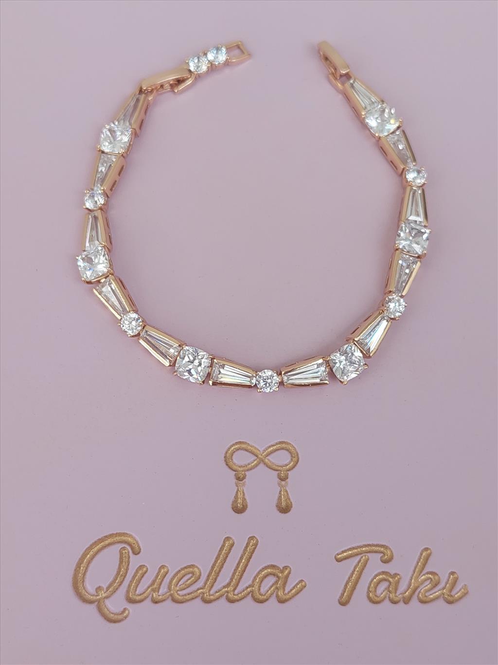 XUPİNG Baguette Gold Bileklik (Kalınlık: 6 mm/Uzunluk: 16-19 cm)