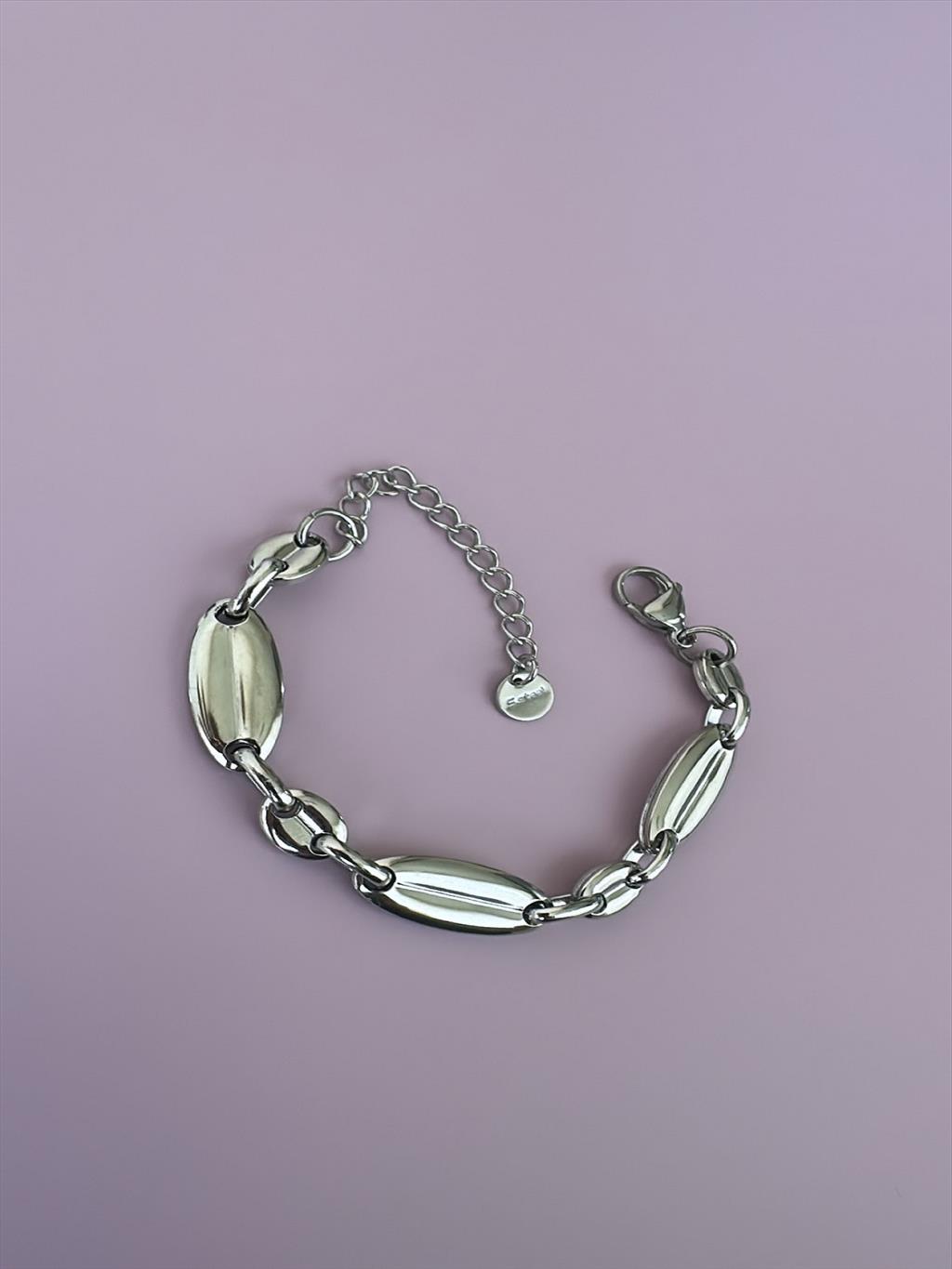 ÇELİK Badem Silver Bileklik (14-21 cm)