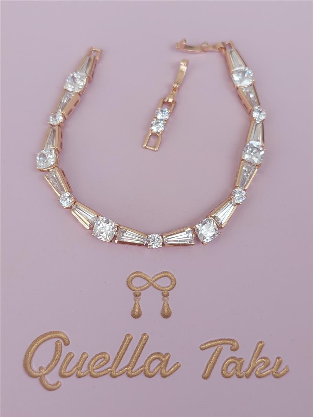 XUPİNG Baguette Gold Bileklik (Kalınlık: 6 mm/Uzunluk: 16-19 cm)+i