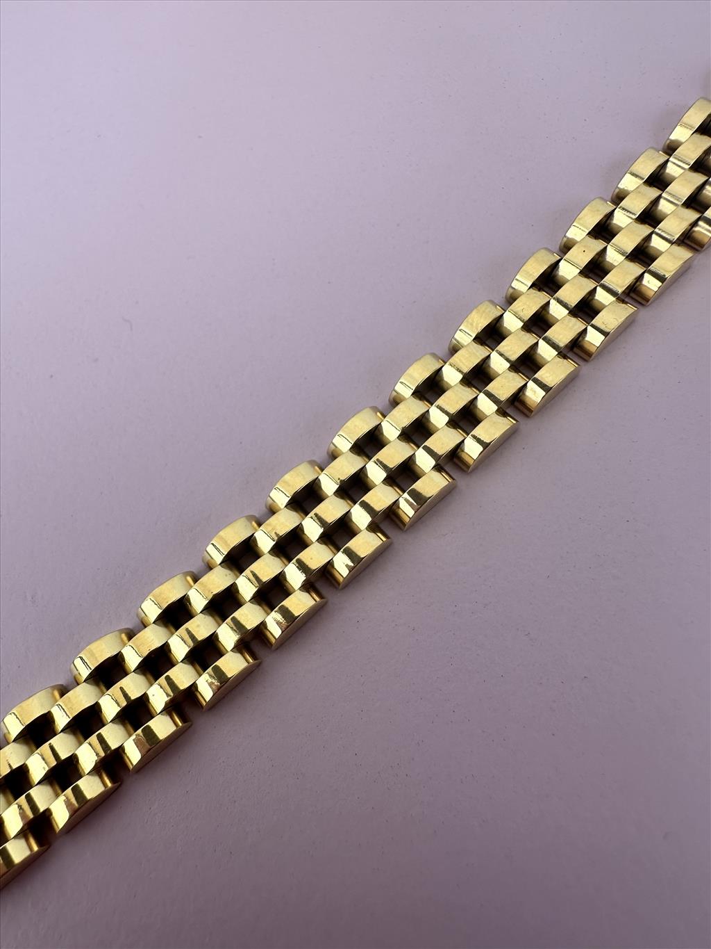 ÇELİK R Marka Model Gold Bileklik (19-20 cm)