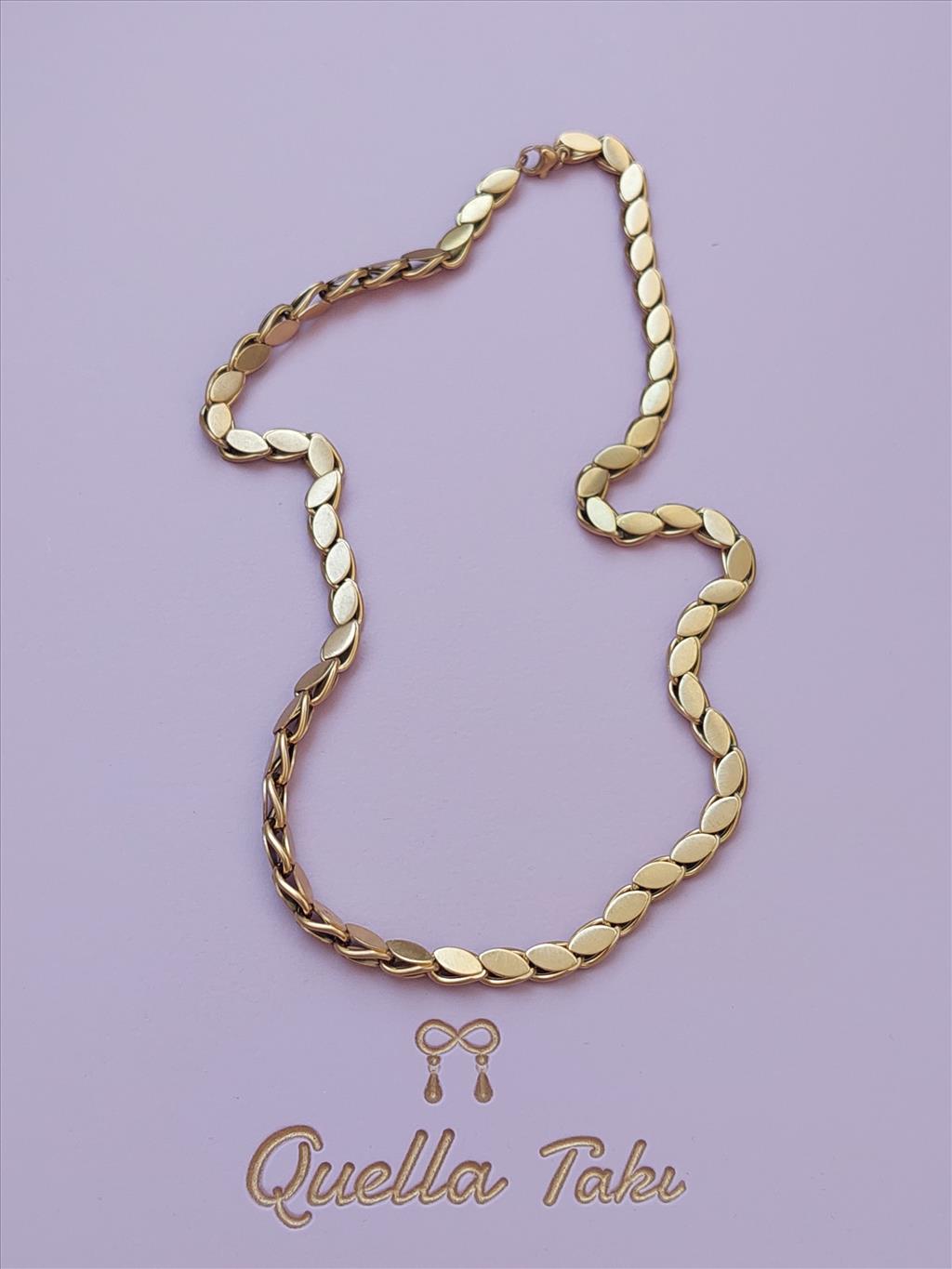 ÇELİK Arpa Gold Kolye (Uzunluk: 45 cm-Kalınlık: 3 mm)