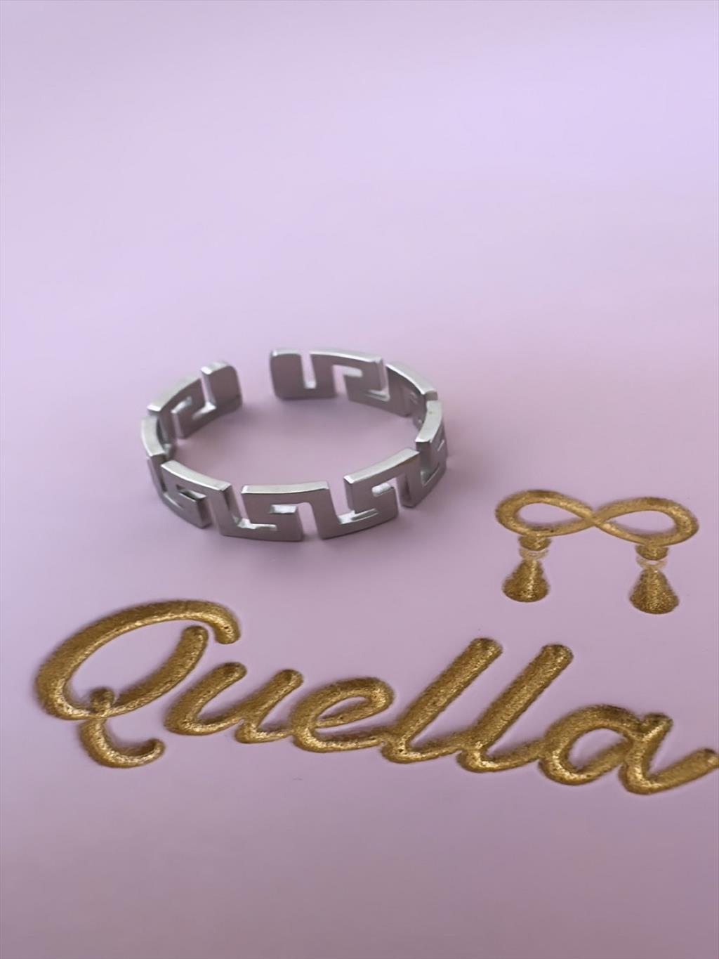 ÇELİK Grek Model Silver Yüzük (Ayarlanabilir)+i
